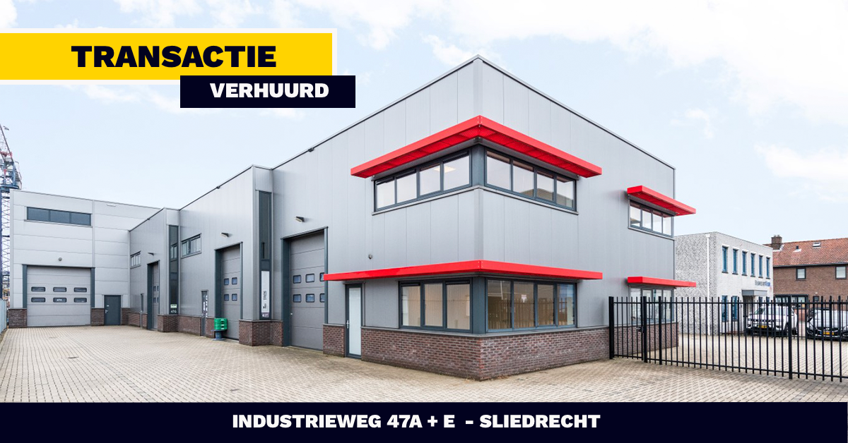 VERHUURD: Industrieweg 47A + E - Sliedrecht
