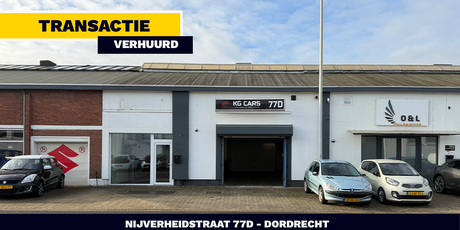 VERHUURD: Nijverheidstraat 77D - Dordrecht