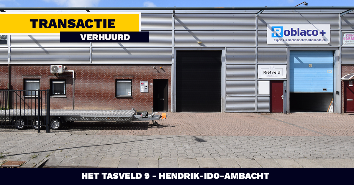 VERHUURD: Het Tasveld 9 - Hendrik Ido Ambacht