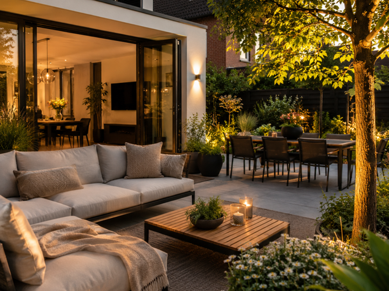 Zo maak je van je tuin een verlengstuk van je nieuwe woning
