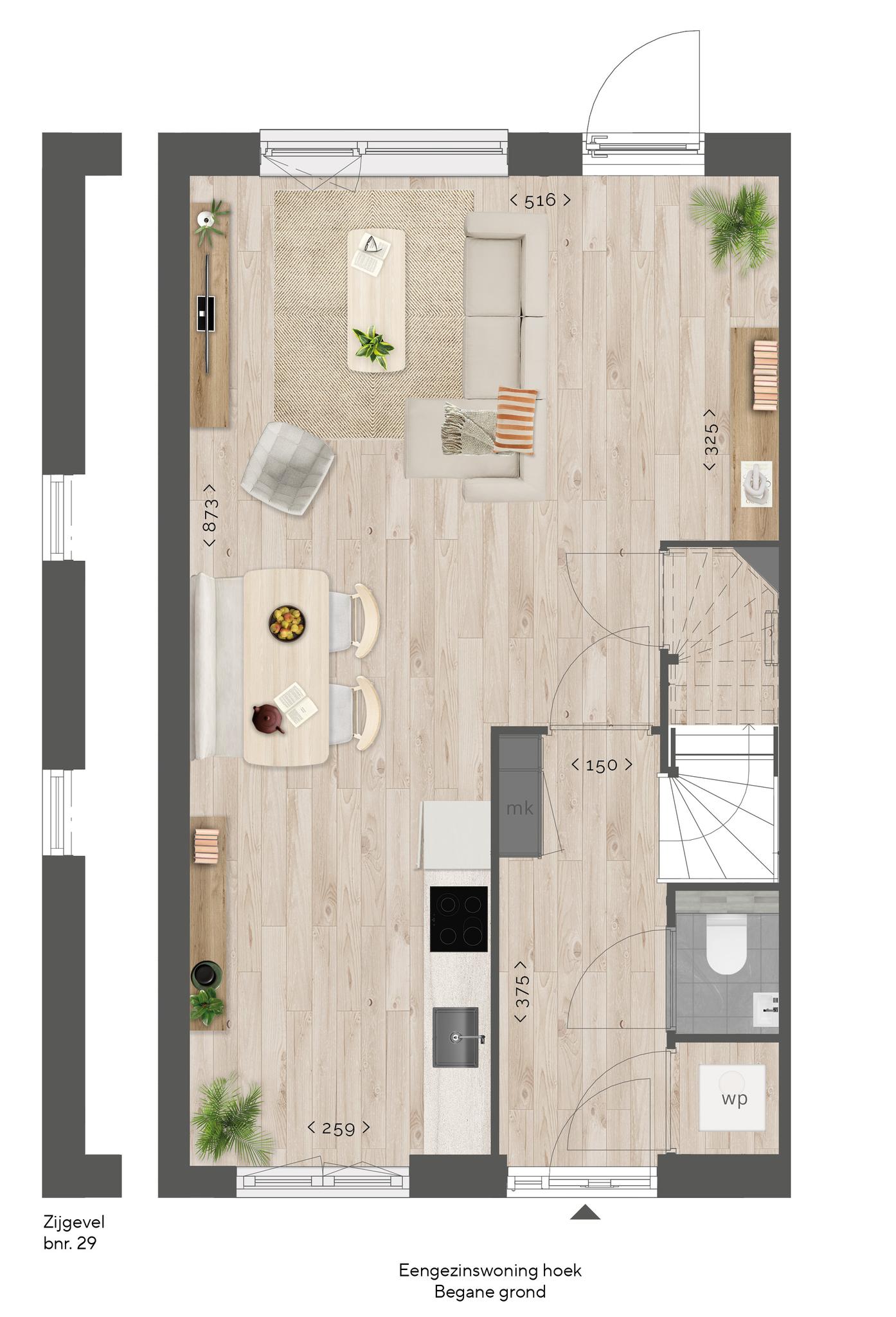 Hoekwoning, bouwnummer 13 