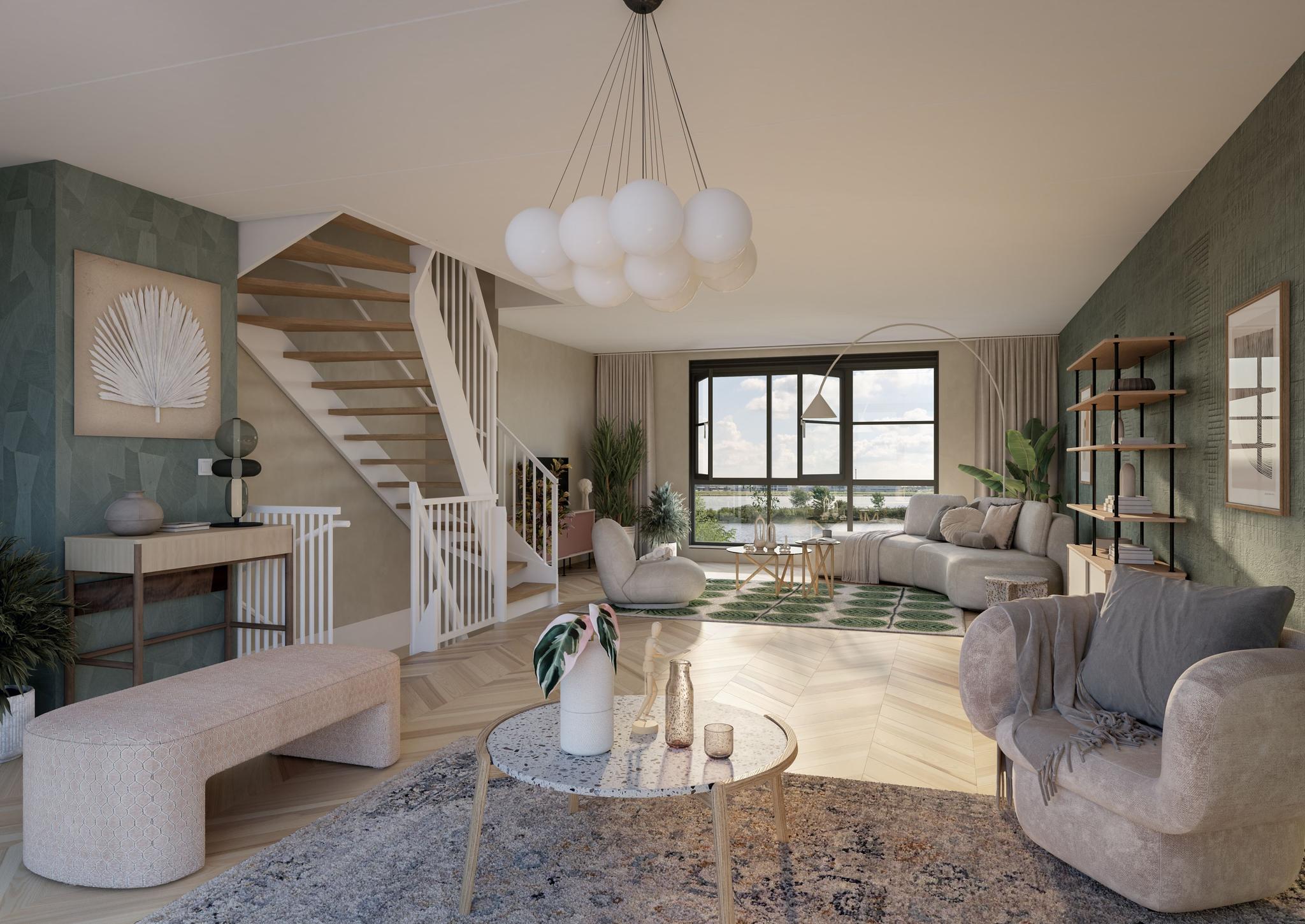 Waterwoning 3-laags, bouwnummer 19 