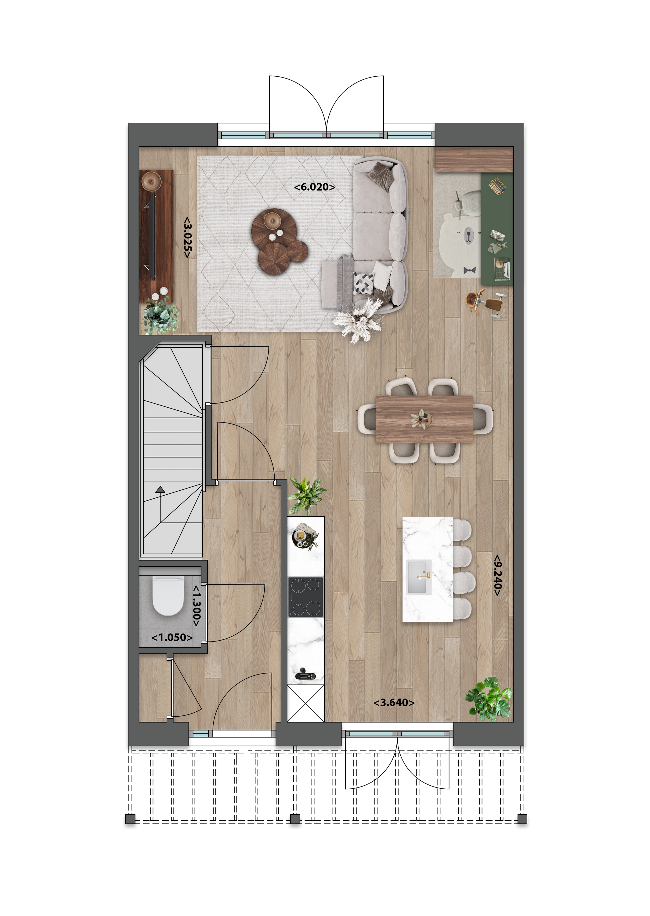 Herenhuis - Tussen, bouwnummer 7 