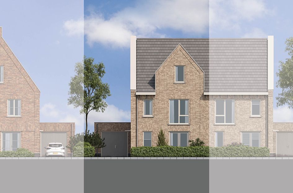 2 onder 1 kapwoning, bouwnummer 2 