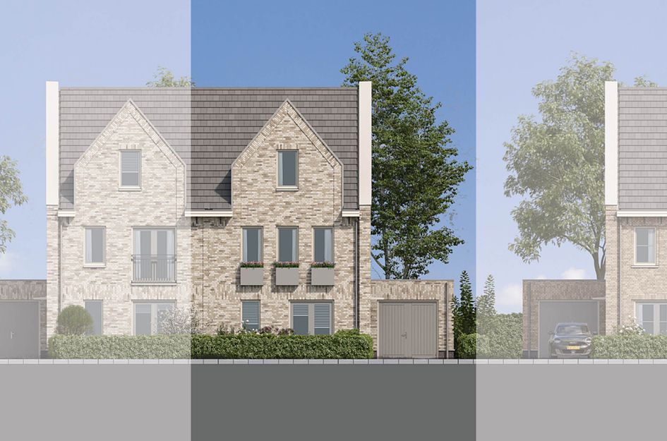 2 onder 1 kapwoning, bouwnummer 5 