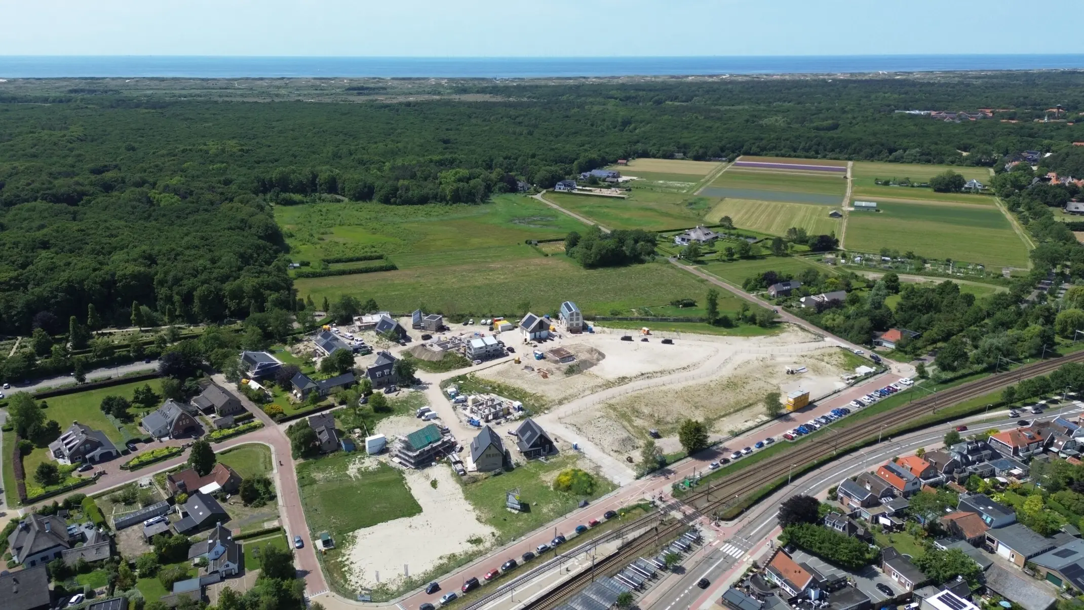 Luchtfoto Zanderij-Zuid Castricum
