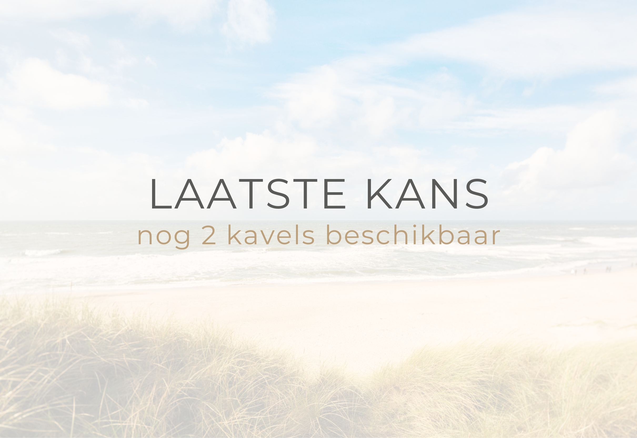 Laatste kans: nog slechts twee bouwkavels beschikbaar in Zanderij-Zuid