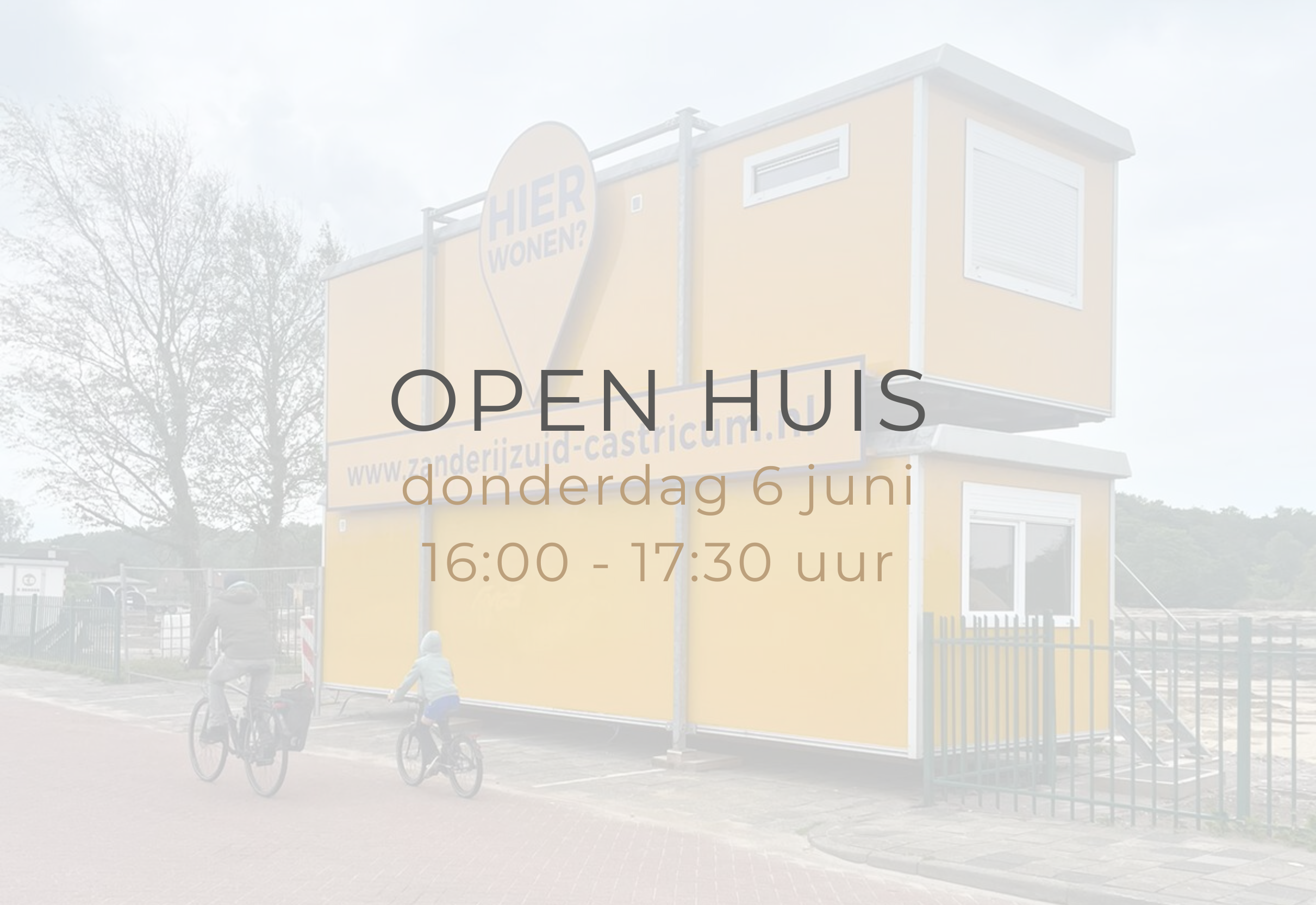 Open huis - Donderdag 6 juni!