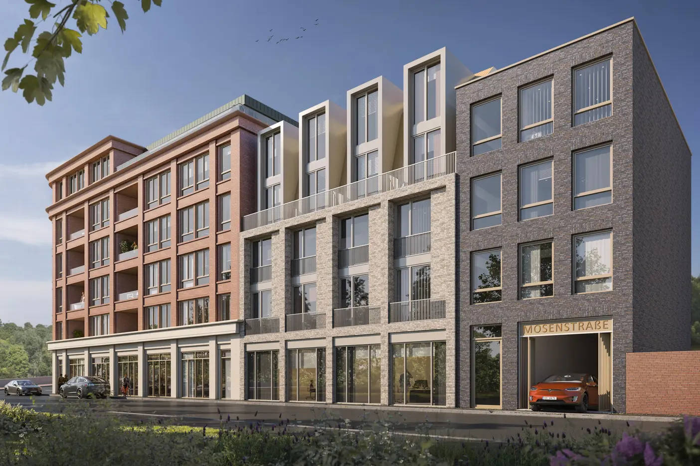 Appartementen en parkeergarage Schloßberg