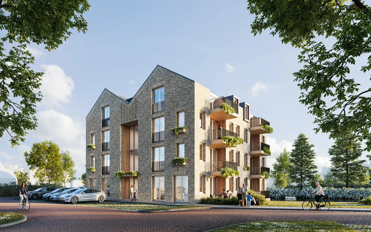 12 appartementen Hoflaan