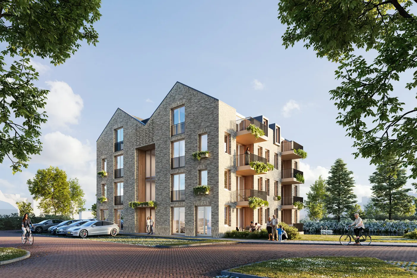 12 appartementen Hoflaan