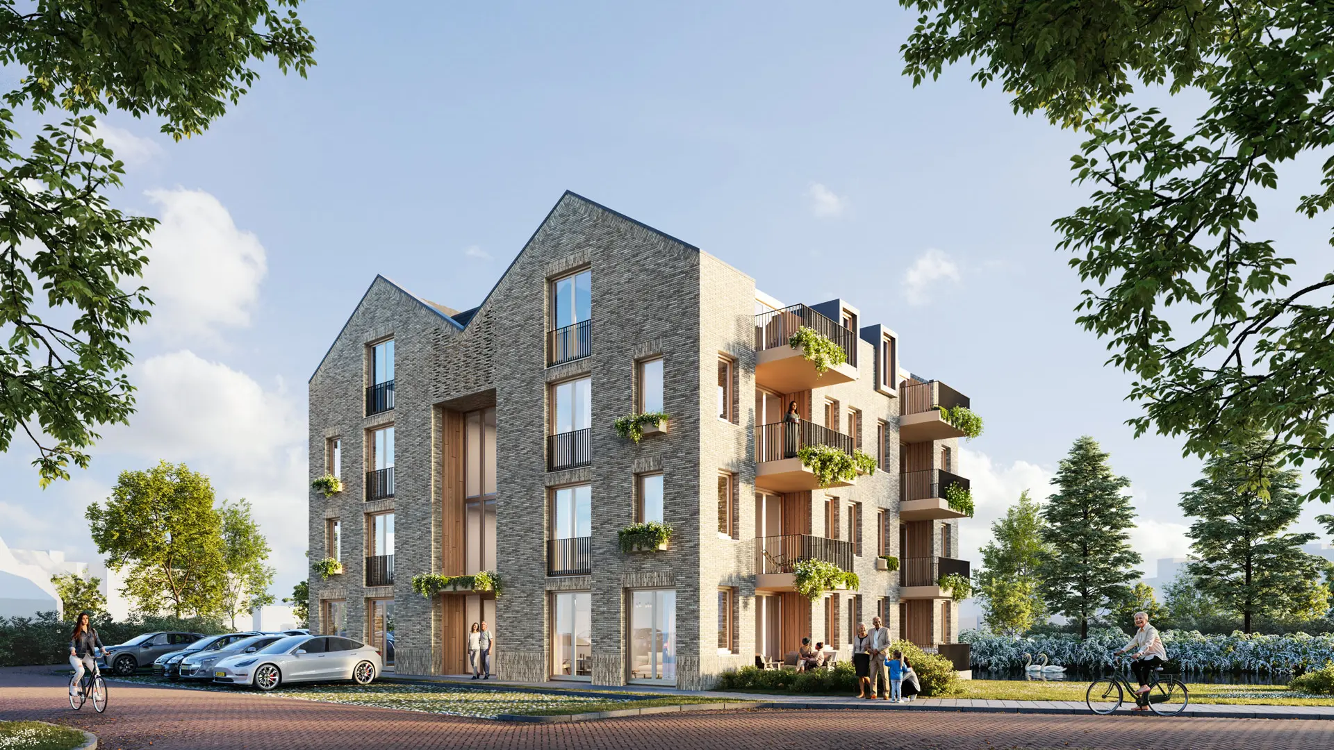 12 appartementen Hoflaan