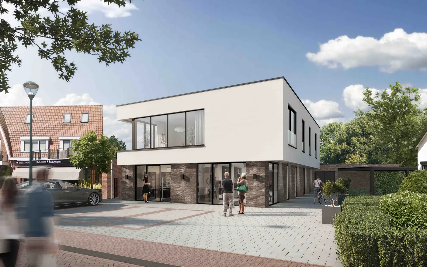 Winkels en appartement Mildenburglaan