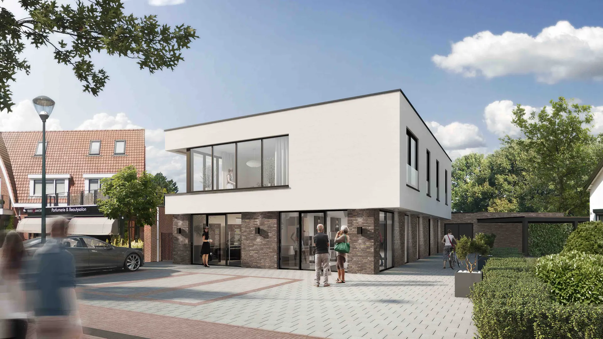 Winkels en appartement Mildenburglaan