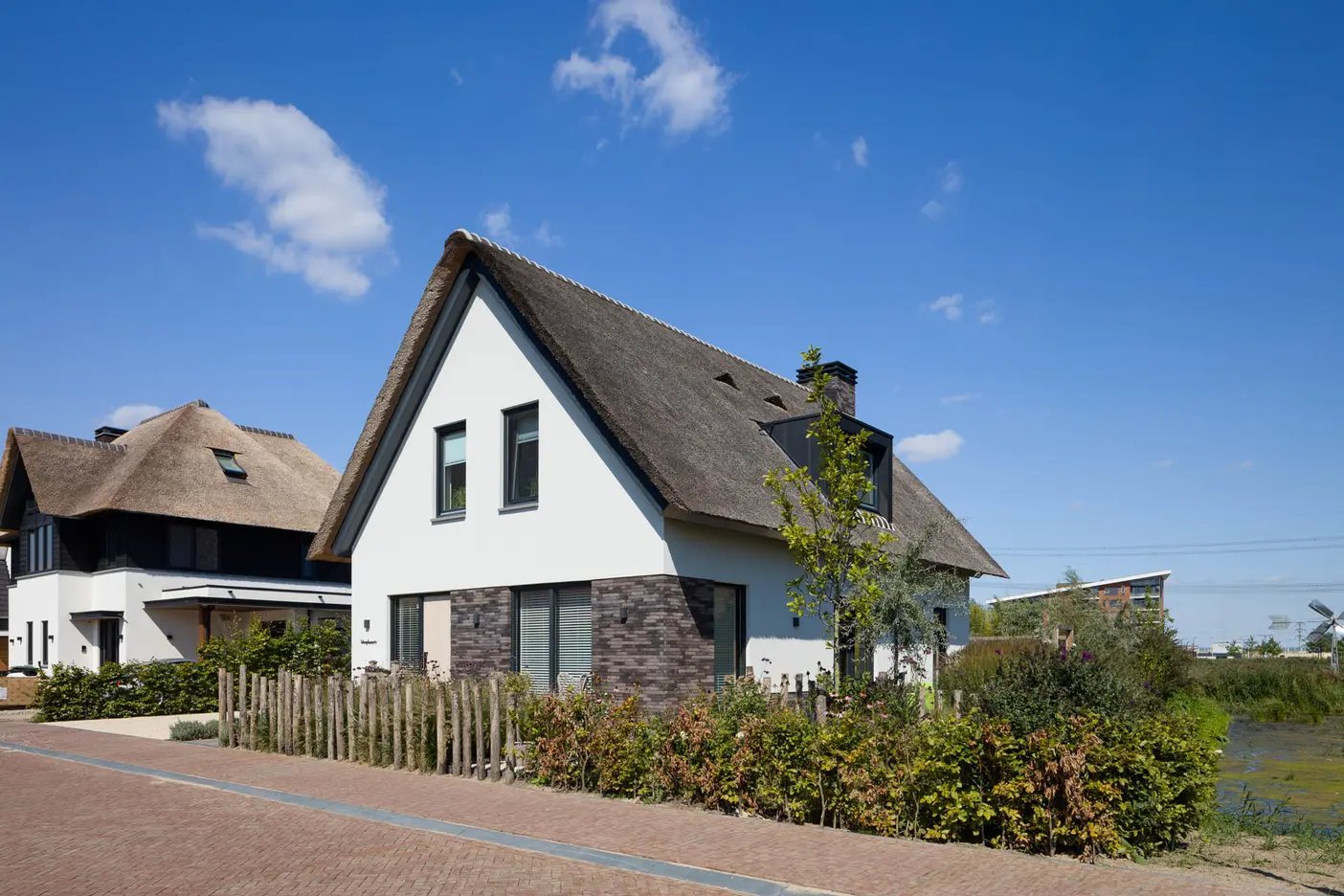 Rietgedekte villa Land van Matena
